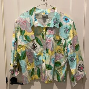 Sea Suns‎ Ladies Blazer with Flowers